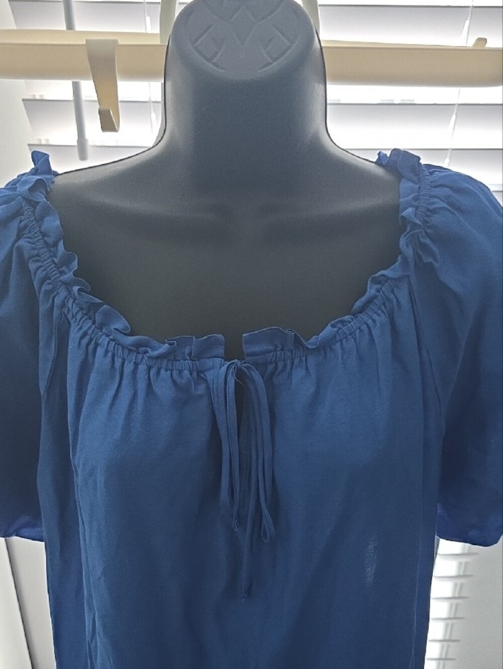 H&M Royal Blue Drawstring-Detail Maxi Dress - Picture 5 of 10